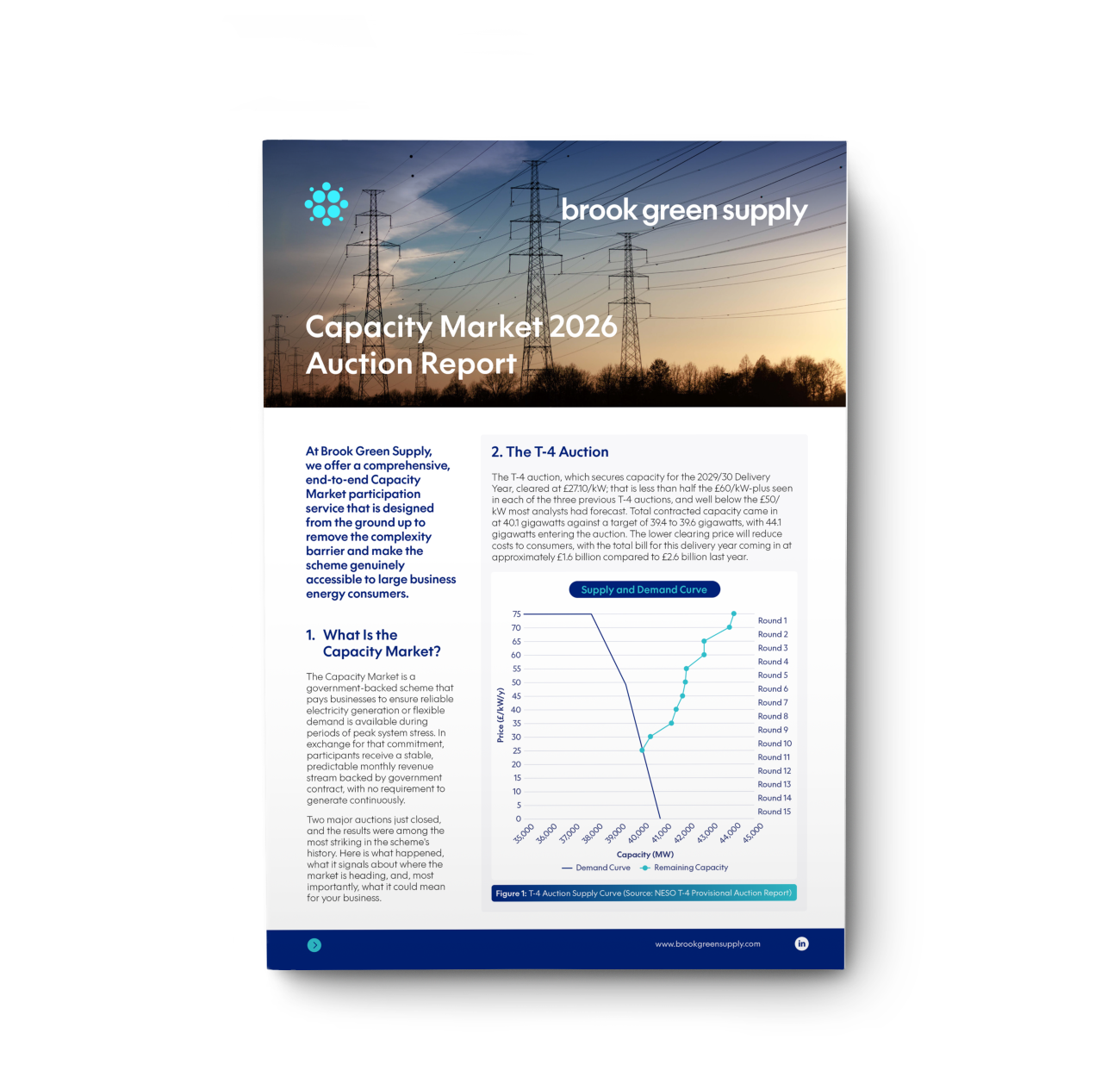 Preview of Capacity Market 2026 Auction Report