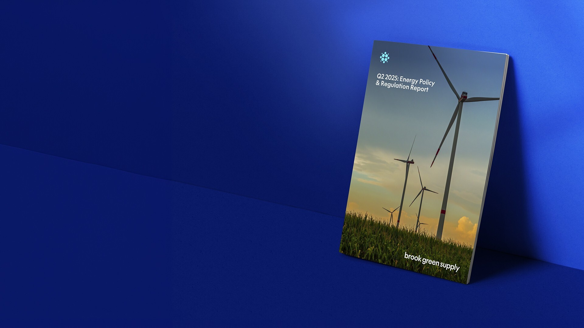 Preview of the webinar recording on an iPad, against a blue background